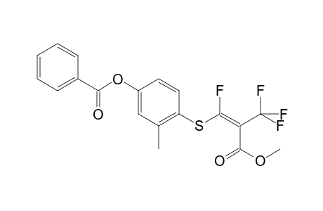 Benzoic acid 3-methyl-4-(1,3,3,3-tetrafluoro-2-methoxycarbonyl-propenylsulfanyl)-phenyl ester