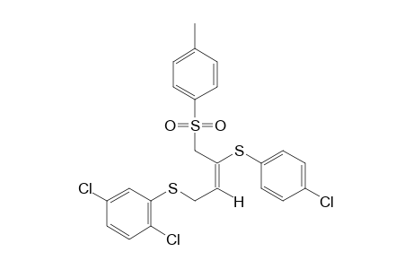 (E)-2-[(p-chlorophenyl)thio]-4-[(2,5-dichlorophenyl)thio]-1-(p-tolylsulfonyl)-2-butene