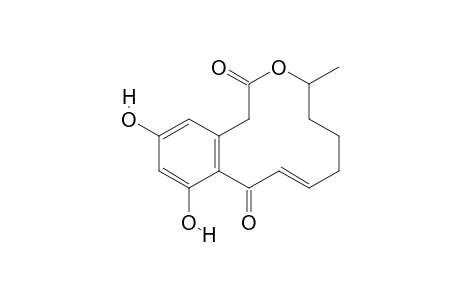 13,15-dihydroxy-5-methyl-4-oxabicyclo[10.4.0]hexadeca-1(12),9,13,15-tetraene-3,11-quinone