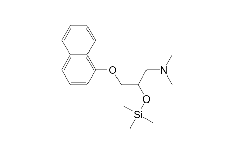 1-(Dimethylamino)-3-(1-naphthyloxy)-2-propanol, tms derivative