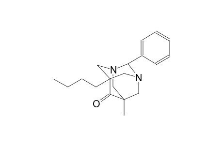 5-butyl-7-methyl-2-phenyl-1,3-diazatricyclo[3.3.1.1~3,7~]decan-6-one