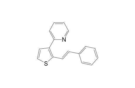 2-(2-styryl-thiophen-3-yl)-pyridine