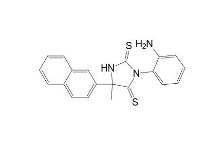 2,4-Imidazolidinedithione, 3-(2-aminophenyl)-5-methyl-5-(2-naphthalenyl)-