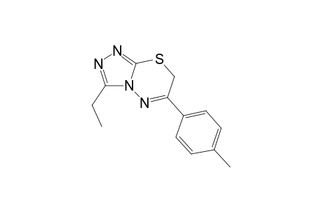 3-Ethyl-6-(4-methylphenyl)-7H-[1,2,4]triazolo[3,4-b][1,3,4]thiadiazine