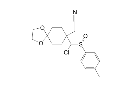 {8-[Chlorp(p-tolylsulfinyl)methyl]-1,4-dioxaspiro[4,5]dec-8-yl}acetonitrile