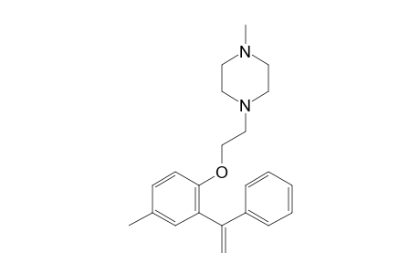 1-Methyl-4-(2-(4-methyl-2-(1-phenylvinyl)phenoxy)ethyl)piperazine