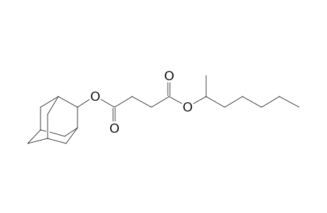 Succinic acid, hept-2-yl adamant-2-yl ester