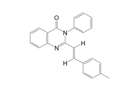 trans-2-(p-METHYLSTYRYL)-3-PHENYL-4(3H)-QUINAZOLINONE