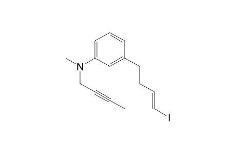 N-But-2-nyl-3-[(3E)-4-iodobut-3-enyl]-N-methylaniline