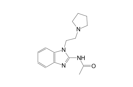 N-{1-[2-(1-pyrrolidinyl)ethyl]-1H-benzimidazol-2-yl}acetamide