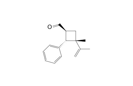 (1S,2S,3S)-3-Methyl-2-phenyl-3-(prop-1-en-2-yl)cyclobutane-1-carbaldehyde