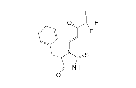 (S,E)-5-benzyl-2-thioxo-1-(4,4,4-trifluoro-3-oxobut-1-en-1-yl)imidazolidin-4-one