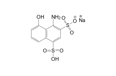 4-amino-5-hydroxy-1,3-naphthalenedisulfonic acid, monosodium salt