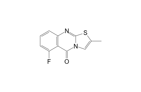 5H-Thiazolo[2,3-b]quinazolin-5-one, 6-fluoro-2-methyl-