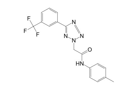 5-(alpha,alpha,alpha-trifluoro-m-tolyl)-2H-tetrazole-2-aceto-p-toluidide