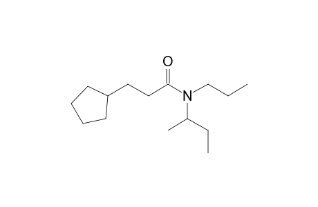 Propionamide, 3-cyclopentyl-N-(2-butyl)-N-propyl-