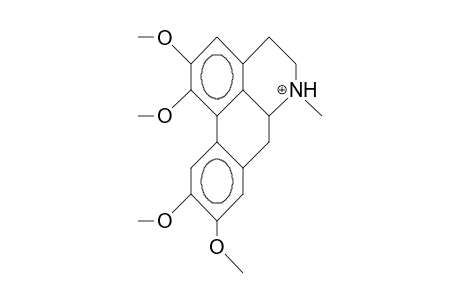 (6R,6AS)-(+)-glaucine cation