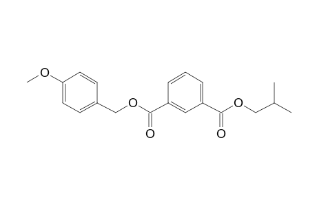 Isophthalic acid, isobutyl 4-methoxybenzyl ester