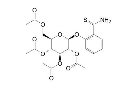 o-(beta-D-glucopyranosyloxy)thiobenzamide, tetraacetate