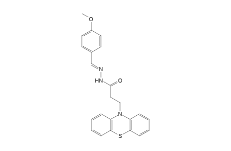 10-phenothiazinepropionic acid, (p-methoxybenzylidene)hydrazide