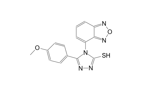 4H-1,2,4-triazole-3-thiol, 4-(2,1,3-benzoxadiazol-4-yl)-5-(4-methoxyphenyl)-