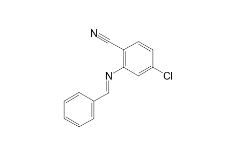 (E)-2-(benzylideneamino)-4-chlorobenzonitrile