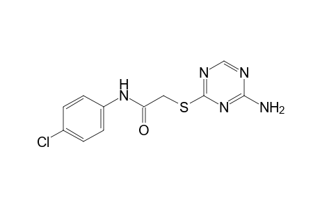 2-[(4-amino-s-triazin-2-yl)thio]-4'-chloroacetanilide