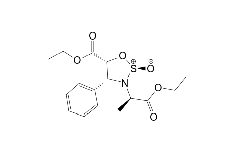 (2R,4R,5R)-5-Ethoxycarbonyl-3-(1-ethoxycarbonyl-1beta-methyl)methyl-4-phenyl-1,2,3-oxathiazolidine-2-oxide