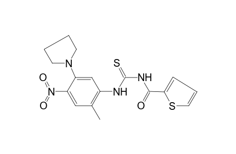 thiourea, N-[2-methyl-4-nitro-5-(1-pyrrolidinyl)phenyl]-N'-(2-thienylcarbonyl)-