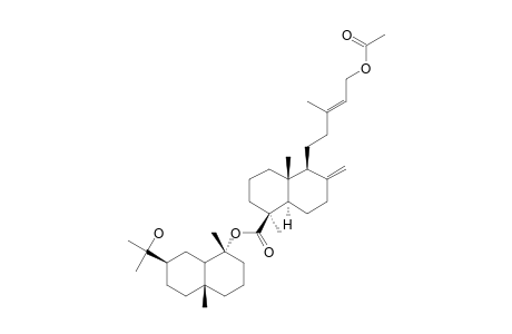 CRYPTOMERIDIOL-4-YL-19-ACETOXY-LABDA-8(17),13E-DIEN-19-OATE
