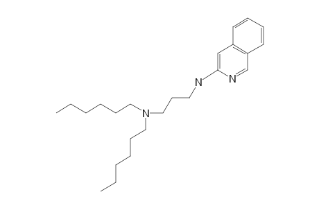 N-[3-Isoquinolyl]-3-di-N-hexylaminopropylamine