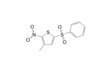 4-Methyl-5-nitro-2-phenylsulphonylthiophen