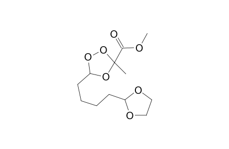 5-[4-(1,3-dioxolan-2-yl)butyl]-3-methyl-1,2,4-trioxolane-3-carboxylic acid methyl ester