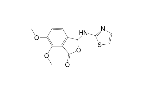 6,7-dimethoxy-3-(1,3-thiazol-2-ylamino)-2-benzofuran-1(3H)-one