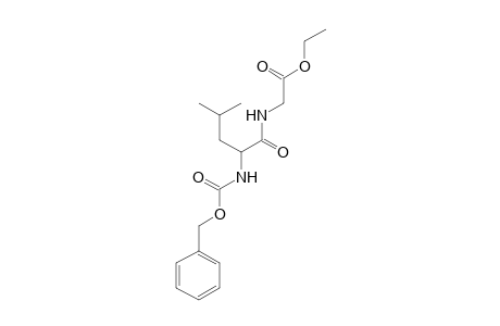 (N-carboxy-L-leucyl)glycine, N-benzyl ethyl ester