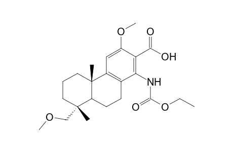 14-(ethoxycarbonylamino)-12,19-dimethoxypodocarpa-8,11,13-triene-13-carboxylic acid