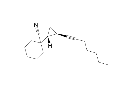 1-[(1R,2R)-2-hept-1-ynylcyclopropyl]cyclohexanecarbonitrile