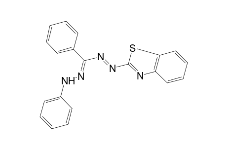 1-(2-benzothiazolyl)-3,5-diphenylformazan