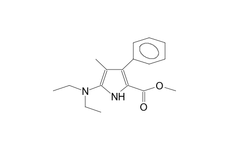 methyl 5-diethylamino-4-methyl-3-phenyl-1H-pyrrole-2-carboxylate