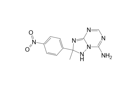 2-methyl-2-(4-nitrophenyl)-1H-[1,2,4]triazolo[1,5-a][1,3,5]triazin-7-amine