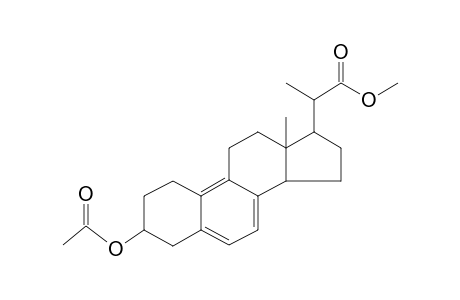 Methyl 2-[3.beta.-acetoxy-5,7,9-estratrien-17-yl]propionate