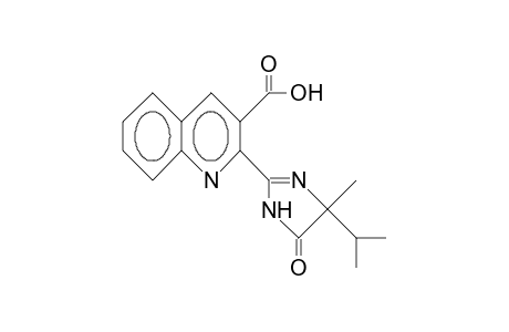 2-(4-Isopropyl-4-methyl-5(4H)-oxo-imidazolyl-2)-quinoline-3-carboxylic acid