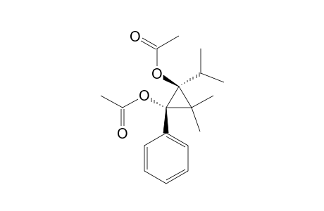 3,3-DIMETHYL-1-(1-METHYLETHYL)-2-PHENYL-CYCLOPROPAN-TRANS-1,2-DIYL-DIACETATE