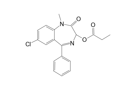 Temazepam o-propionyl deriv.