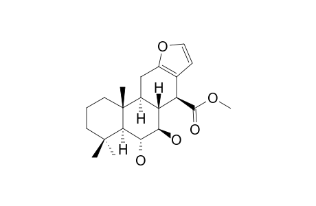 METHYL-6-ALPHA,7-BETA-DIHYDROXY-VOUACAPAN-17-BETA-OATE