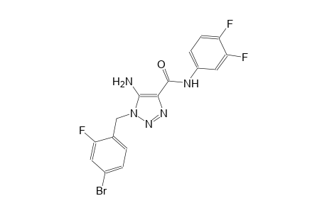 1H-1,2,3-triazole-4-carboxamide, 5-amino-1-[(4-bromo-2-fluorophenyl)methyl]-N-(3,4-difluorophenyl)-