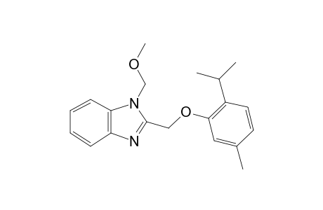 1H-benzimidazole, 1-(methoxymethyl)-2-[[5-methyl-2-(1-methylethyl)phenoxy]methyl]-