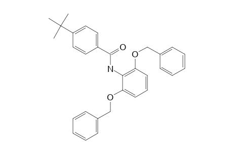 Benzamide, N-[2,6-bis(phenylmethoxy)phenyl]-4-(1,1-dimethylethyl)-