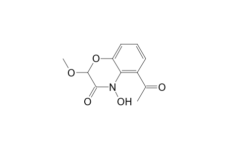 5-ACETYL-4-HYDROXY-2-METHOXY-(2H)-1,4-BENZOXAZIN-3(4H)-ONE