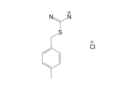 2-(p-methylbenzyl)-2-thiopseudourea, monohydrochloride